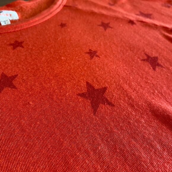 Sundry Orange Star Sweater Women's 3/Large - Picture 11 of 12